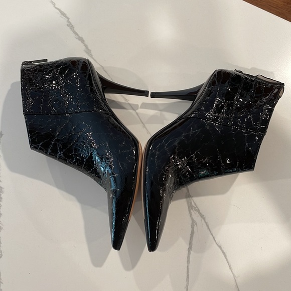 Jimmy Choo Patent Leather Ankle Boots - Picture 4 of 12